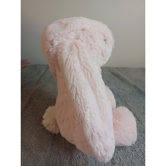 jellycat london plush animal stuffed toy soft pink rabbit rattle 11" - Picture 4 of 8